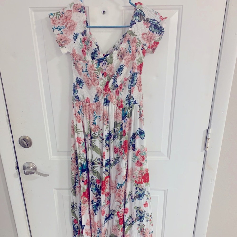 perfect florals maxi dress (nanamacs)